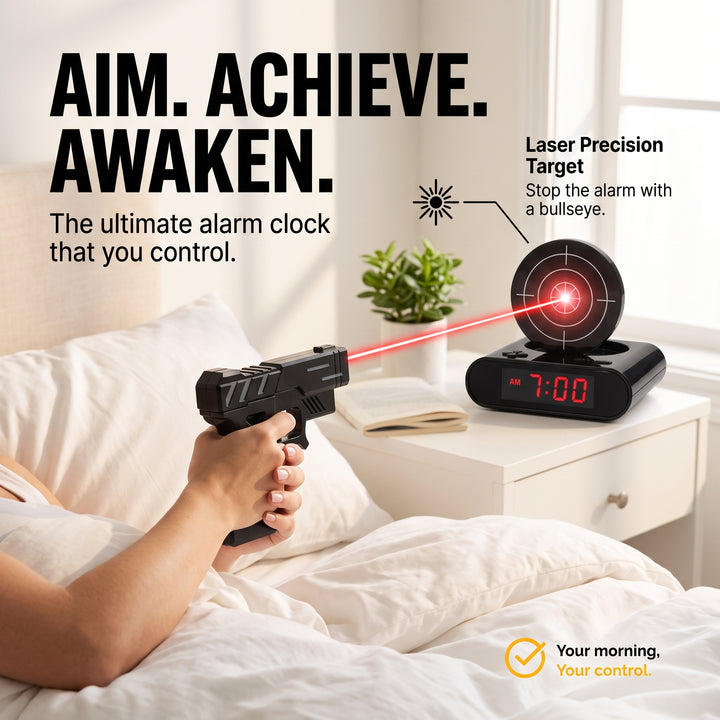 Shooting Alarm Clock